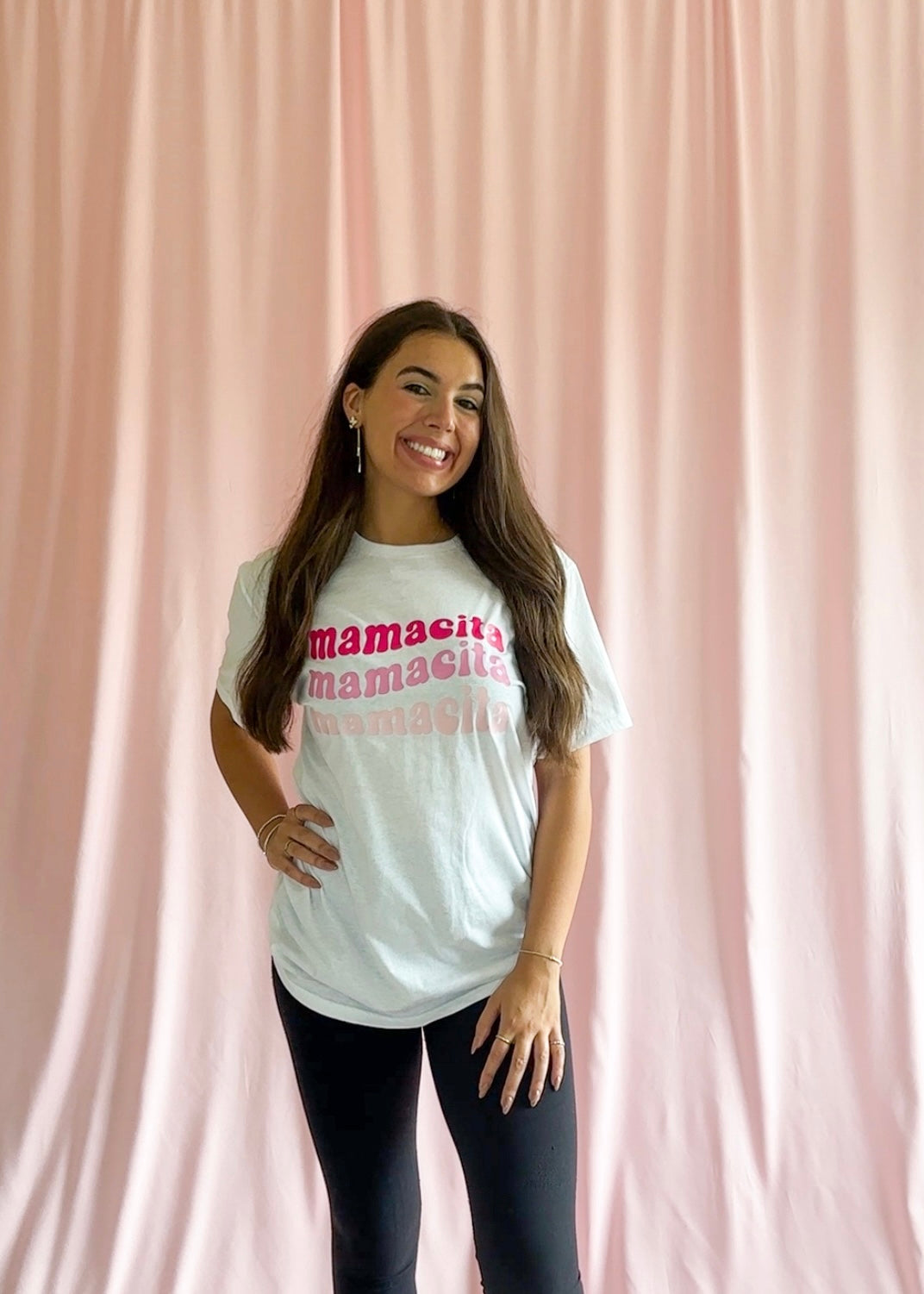 Mamacita Wavy Text Tshirt