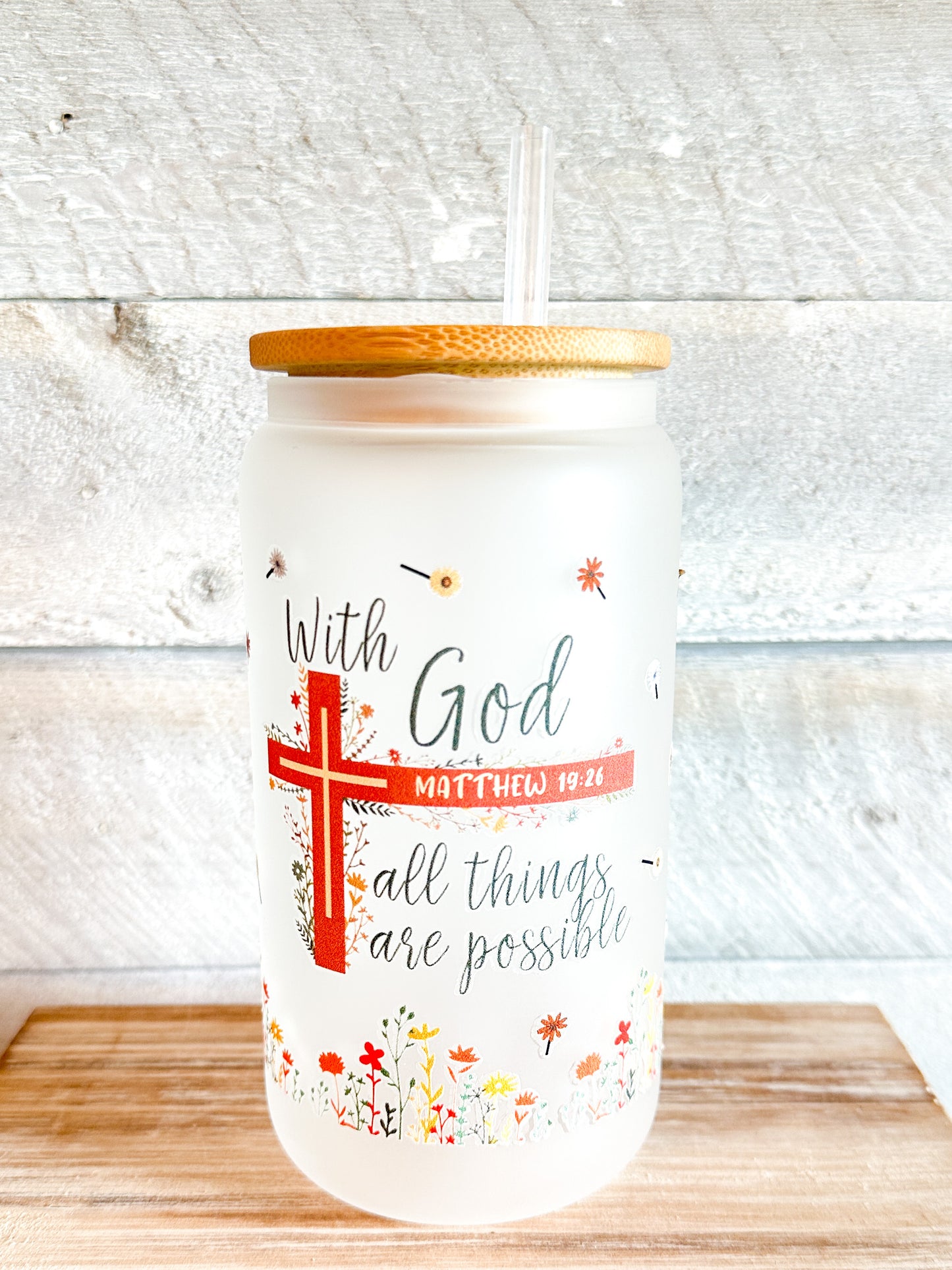 Bible Verse Tumbler 16 Oz