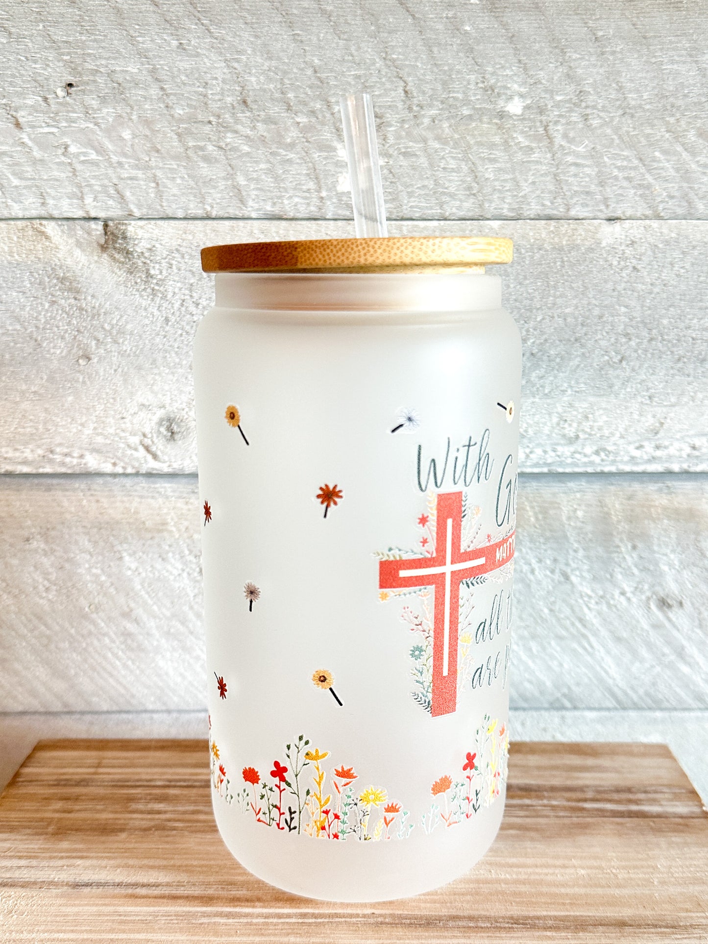Bible Verse Tumbler 16 Oz