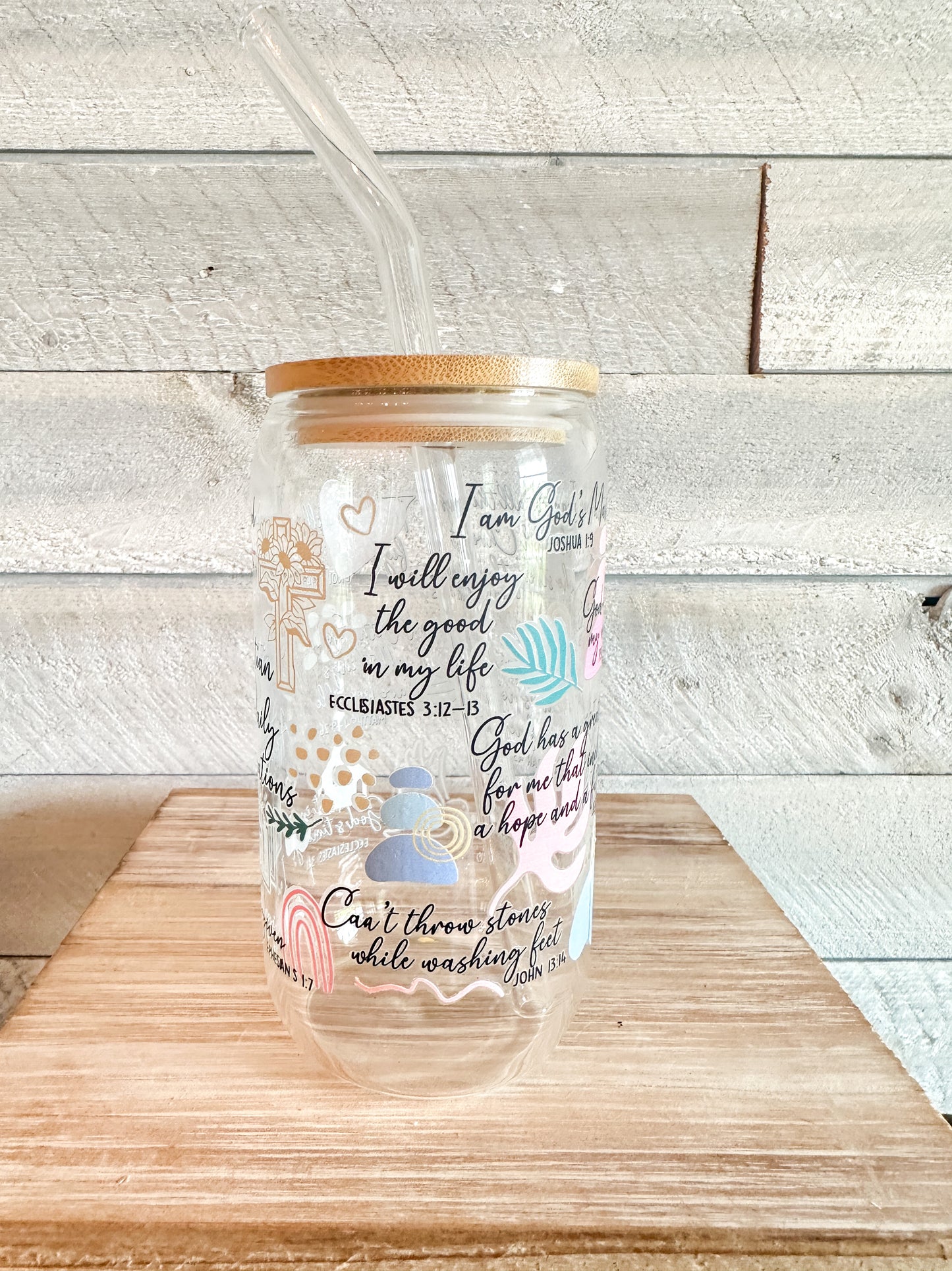 Christian Daily Affirmations Tumbler 16 Oz