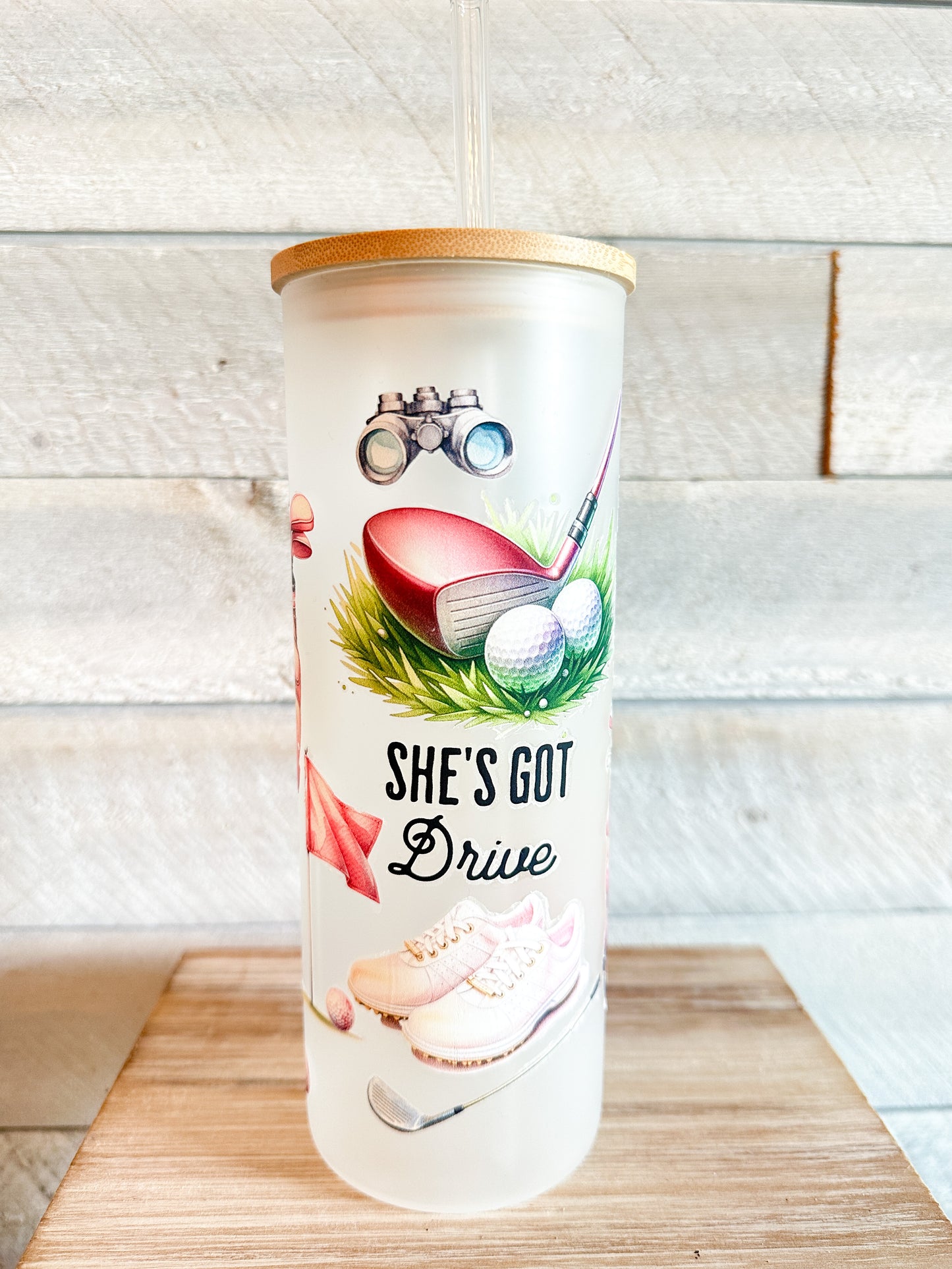 Women Golf Tumbler Frosted 25 Oz