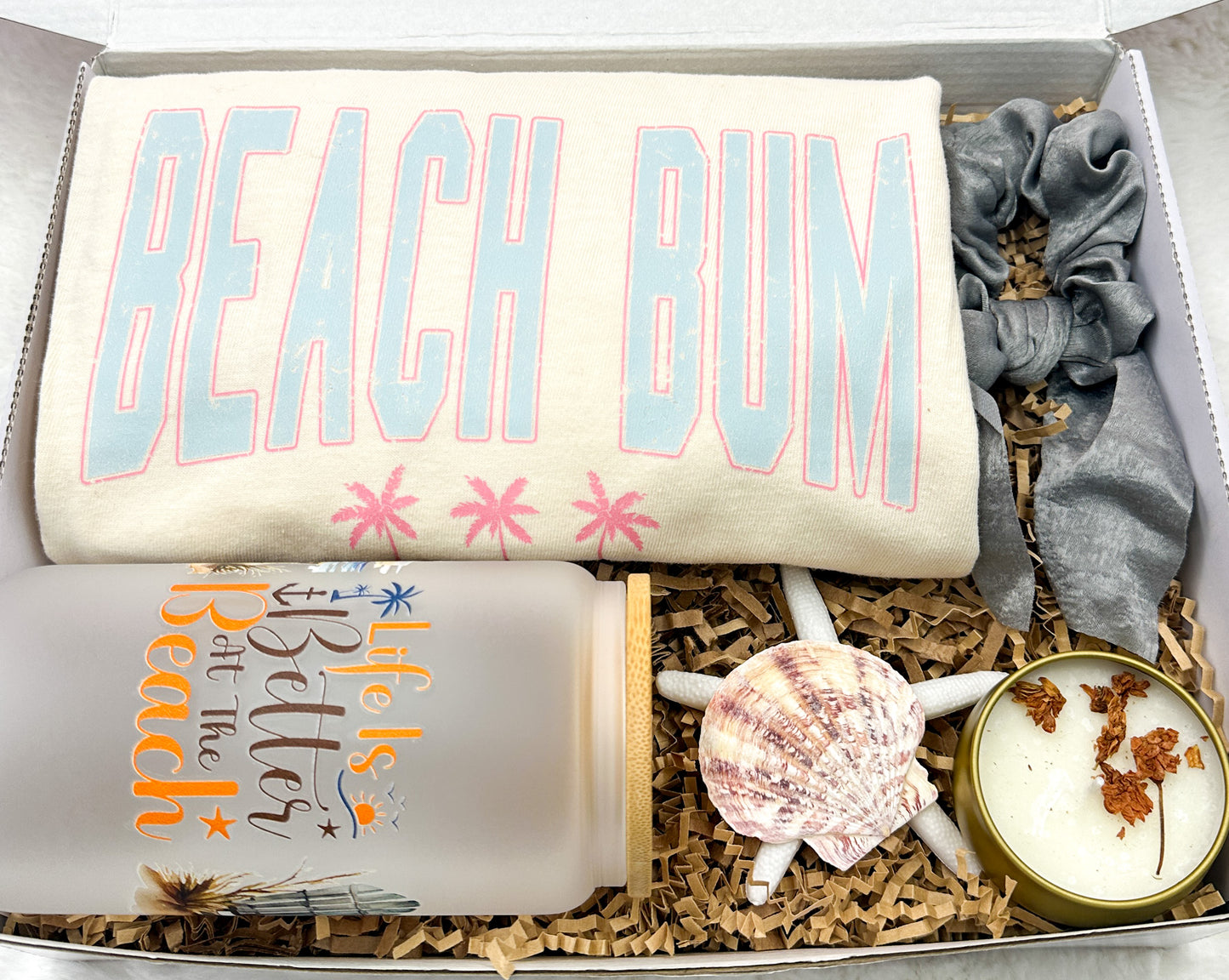 Beach Bum Shirt Women Gift Box