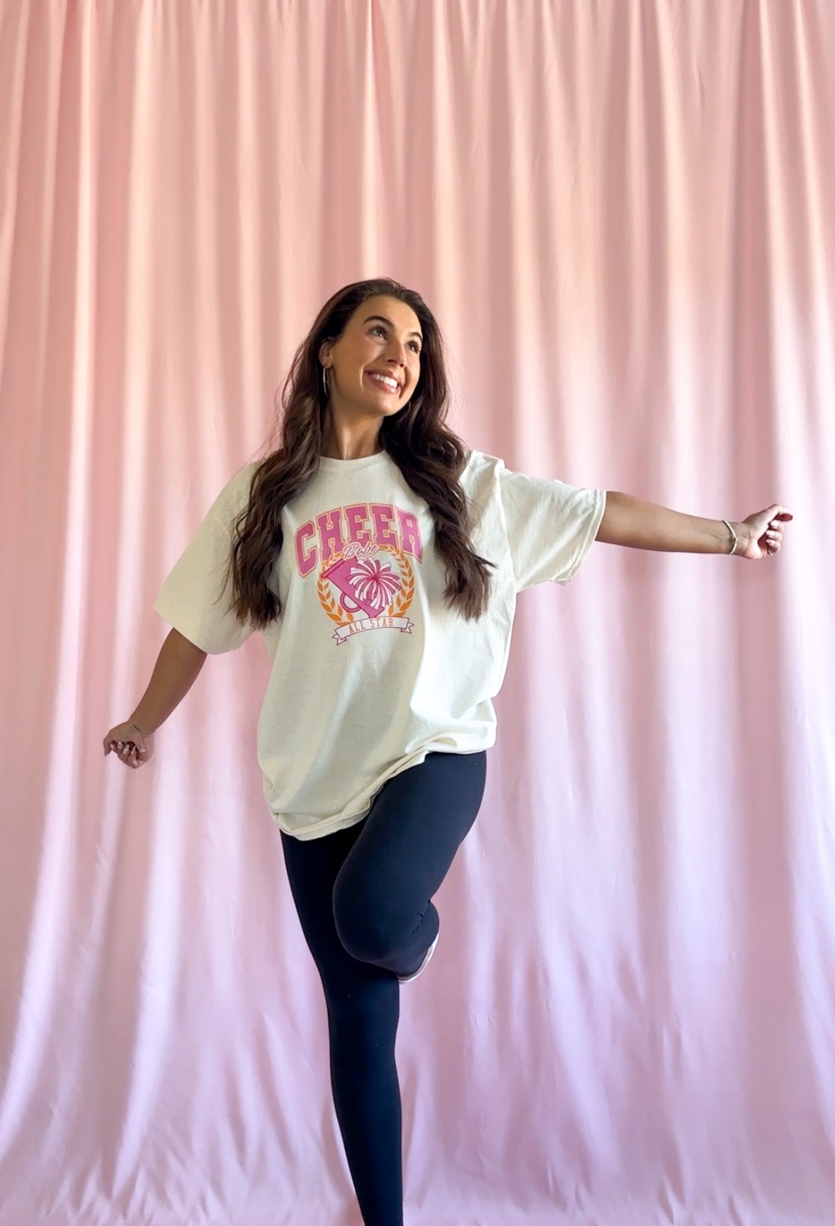 Cheer Social Club Pink T-shirt
