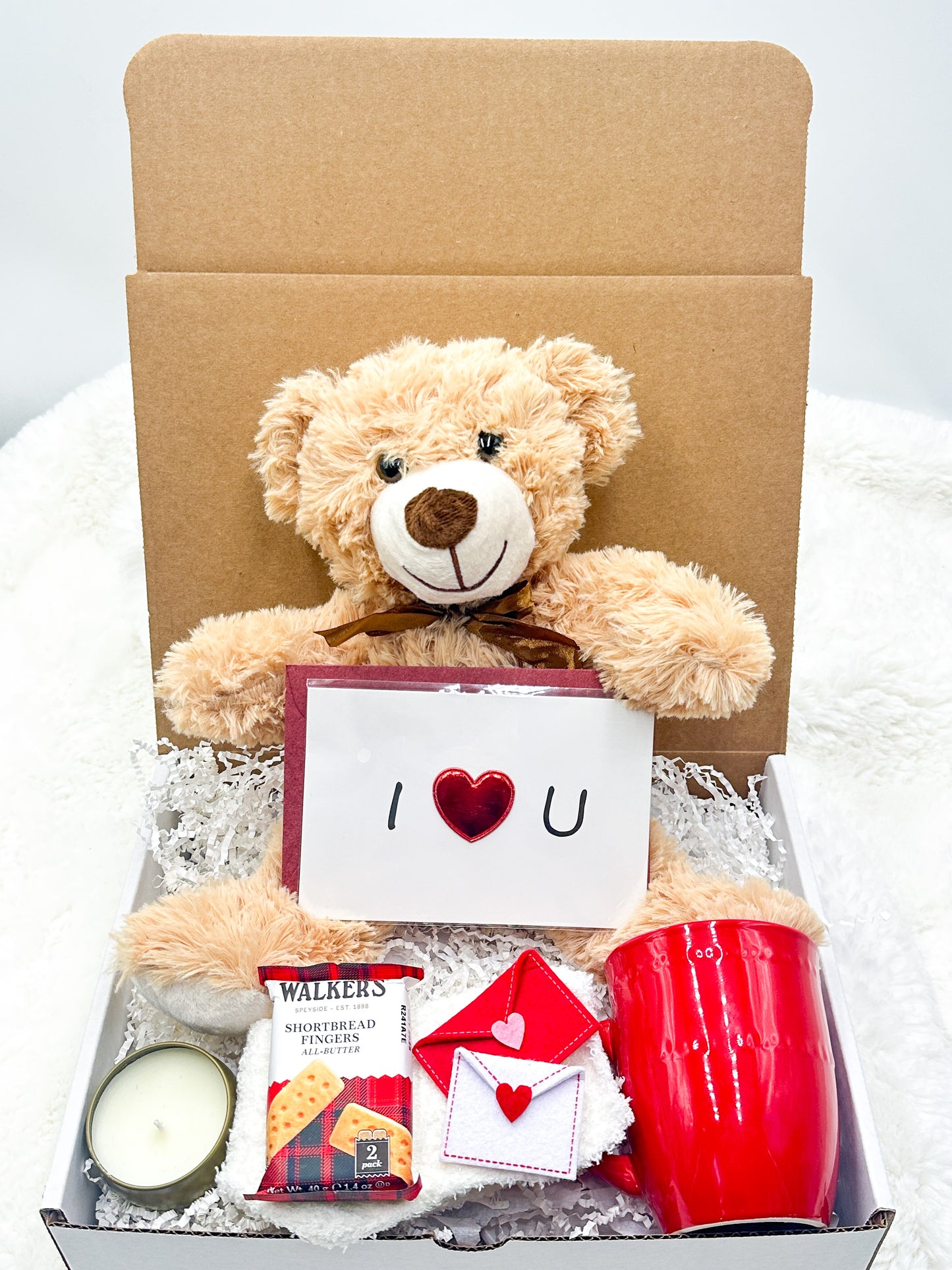 Valentine's Day Gift Box- Teddy Bear Gift Valentine's Day Girlfriend Gift Idea