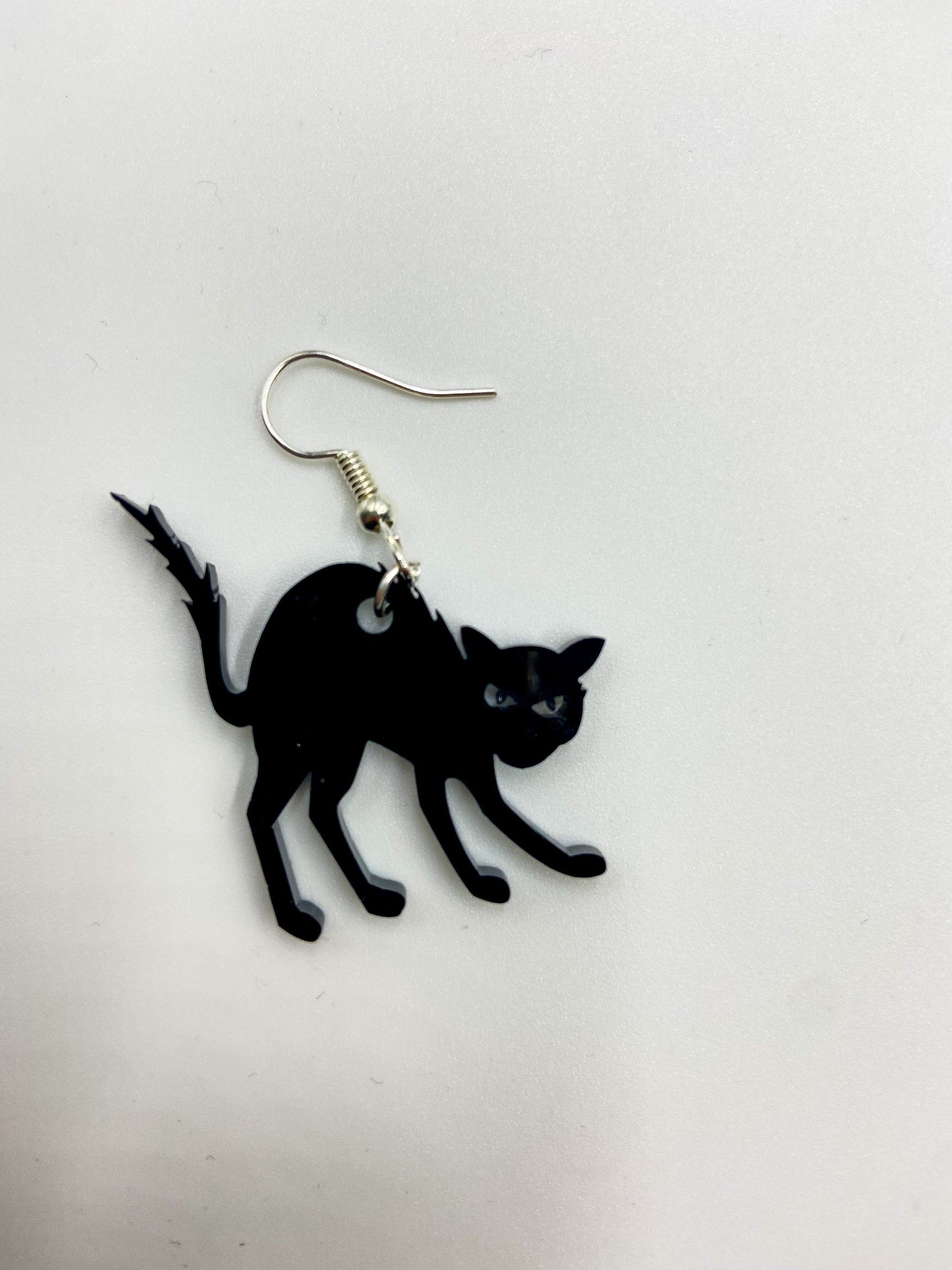 Black Cat Earrings