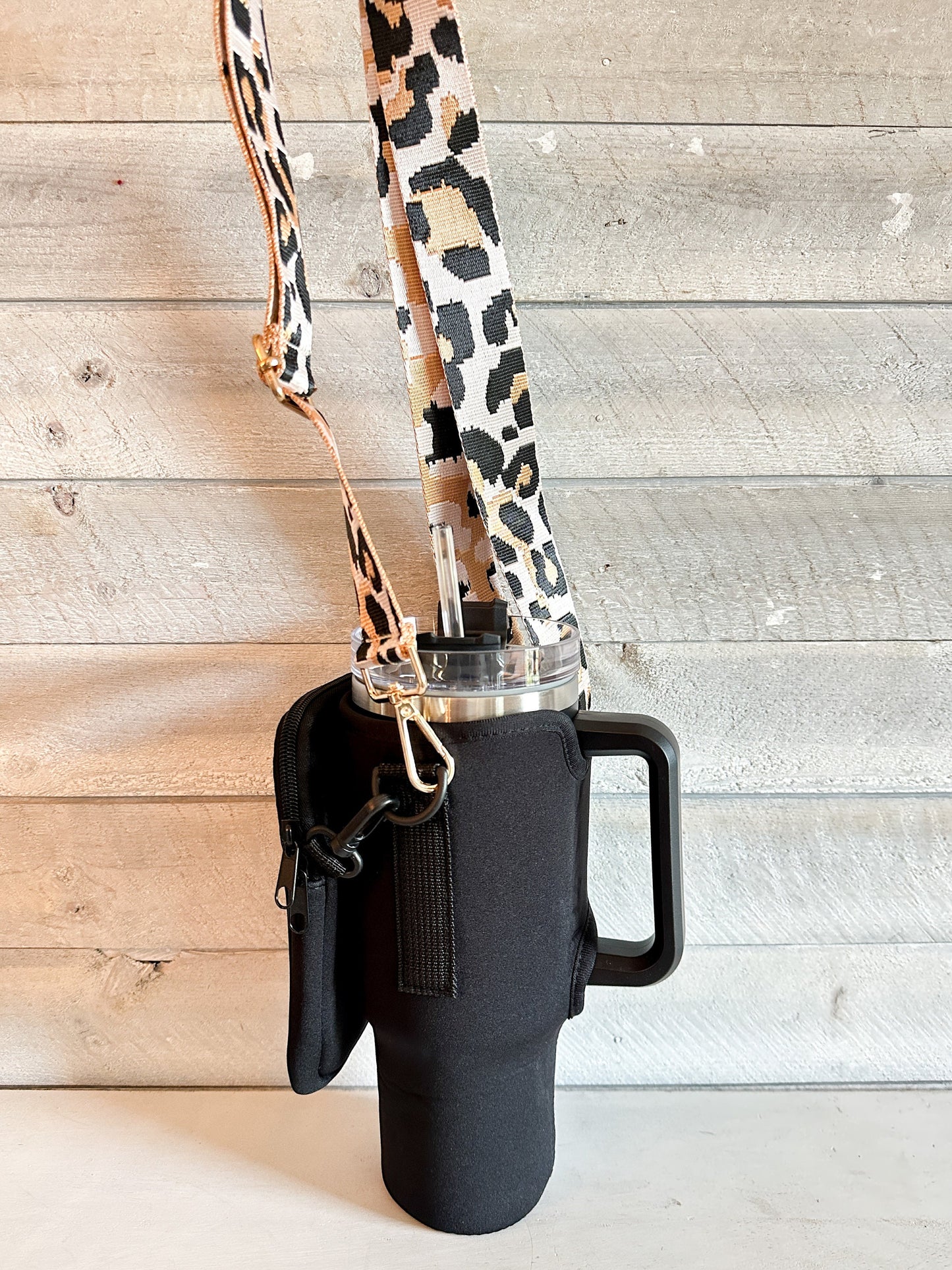 Leopard Tumbler Carrier Holder